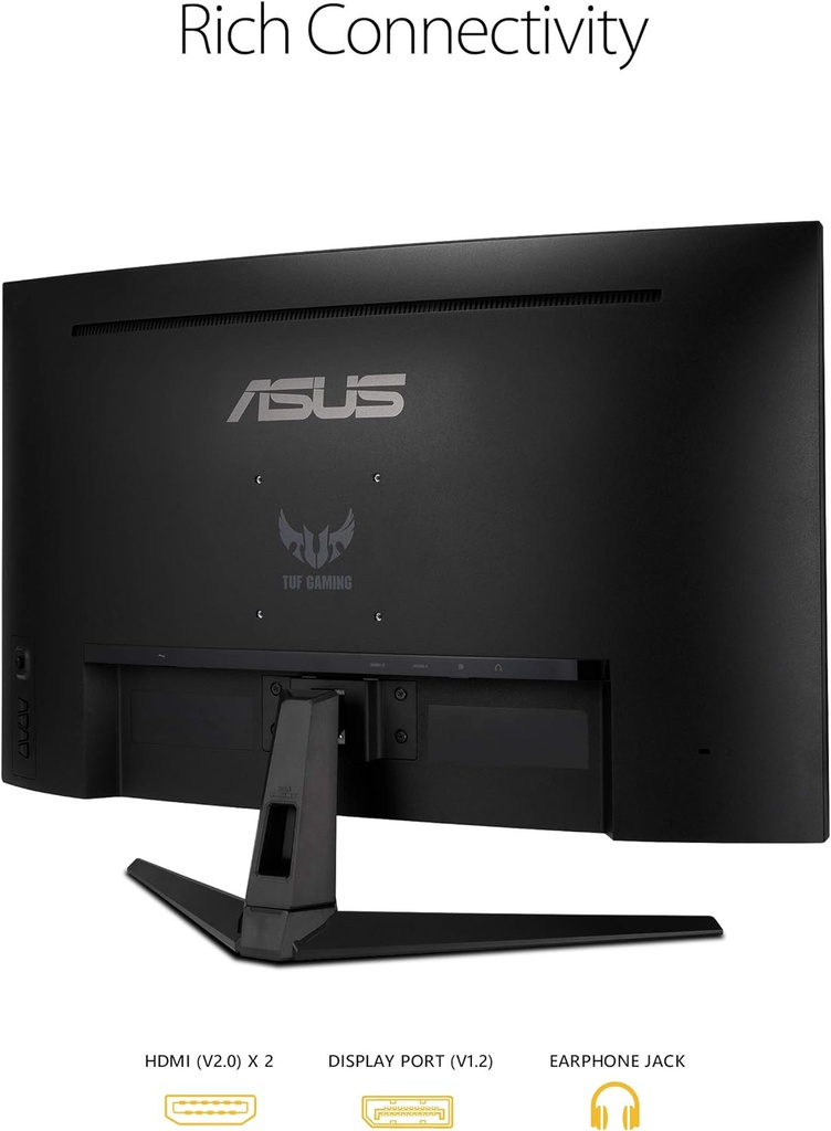 Monitor Asus Tuf Gaming 32&quot; VG32VQ1B QHD 2K (2560x1440)165HZ Curvo