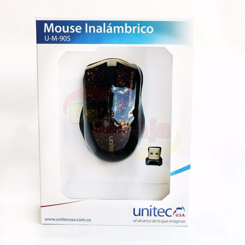 Mouse Unitec Inalambrico Gamer 