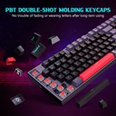 Teclado Redragon KITAVA LITE K636LGR-R 90% Rainbow Switch Red