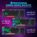 Teclado Redragon KITAVA LITE K636LGR-R 90% Rainbow Switch Red