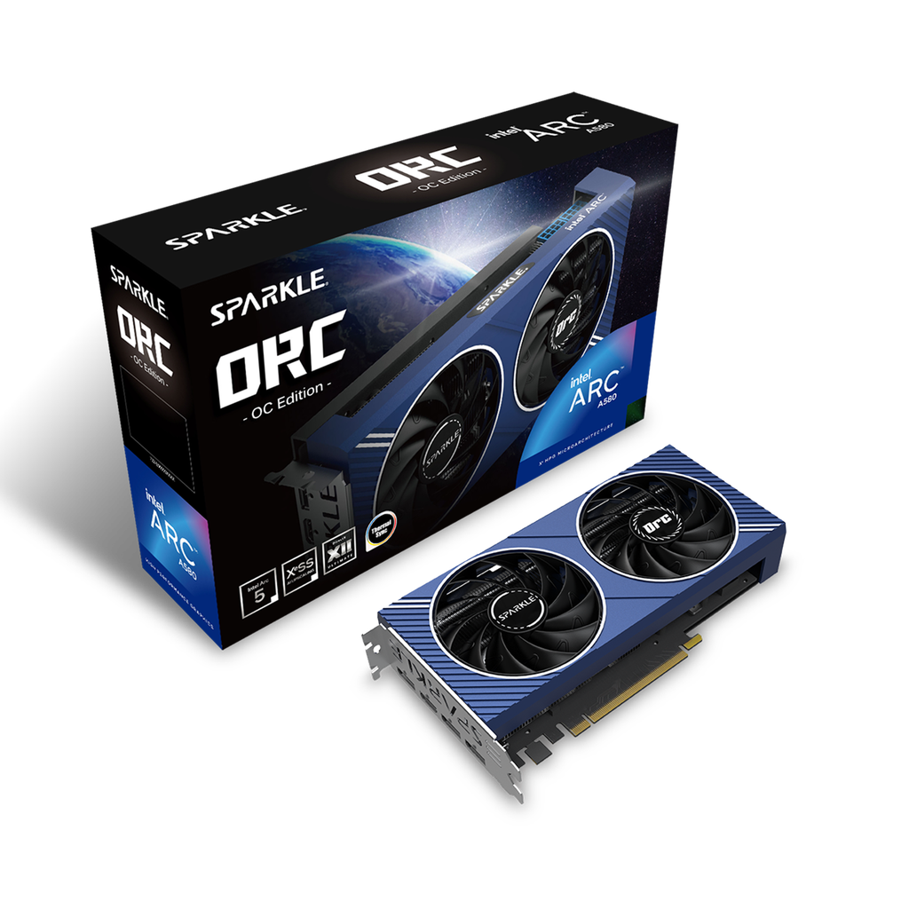 Tarjeta de Video Sparkle Intel Arc A580 ORC OC Edition 8GB GDDR6