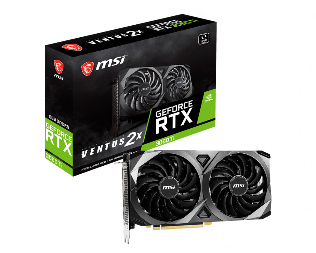 Tarjeta de video MSI GeForce RTX 3060 12GB OC VENTUS 2X