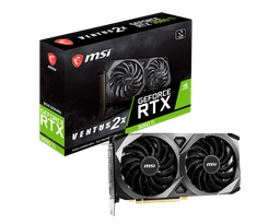 Tarjeta de video MSI GeForce RTX 3060 12GB OC VENTUS 2X