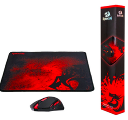 Combo Redragon Gamer Mouse wifi Y Pad mouse M601WL-BA