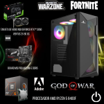 Torre Gamer AMD Ryzen™ 5 8400F, Tarjeta de Video MSI RTX 3050 8GB, Ram 16GB DDR5